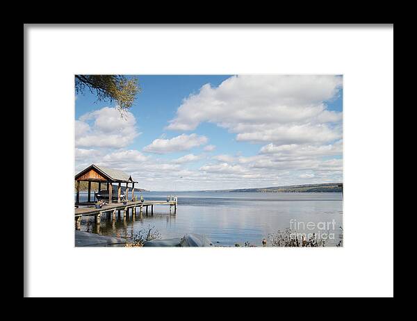 Seneca Lake Framed Print featuring the photograph Resting Waters by William Norton