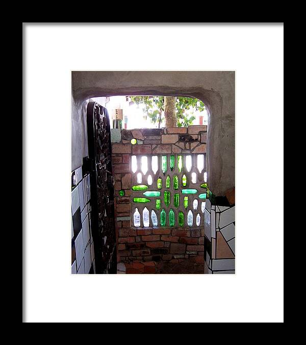 Restroom Framed Print featuring the photograph Restroom Entrance by Peter Mooyman