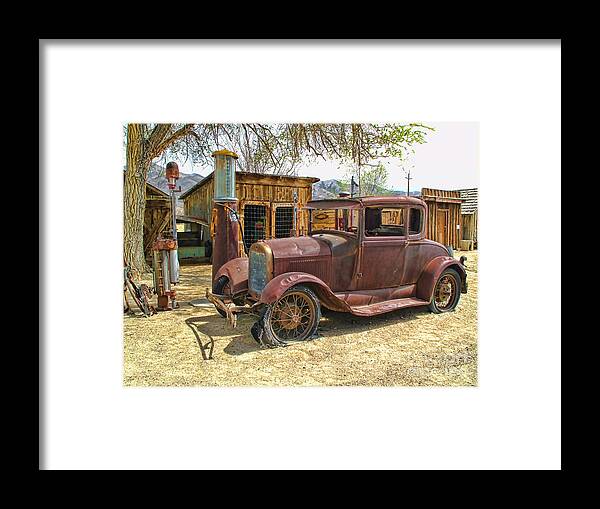 Cars Framed Print featuring the photograph Retired Model T by Jason Abando