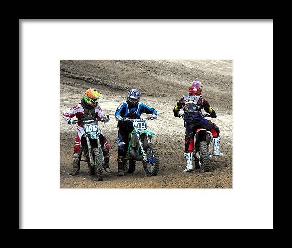 Mx Framed Print featuring the photograph Riders Ready by Darrell Moseley