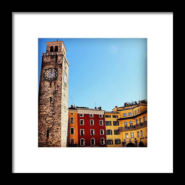 City Framed Print featuring the photograph Riva Del Garda by Luisa Azzolini