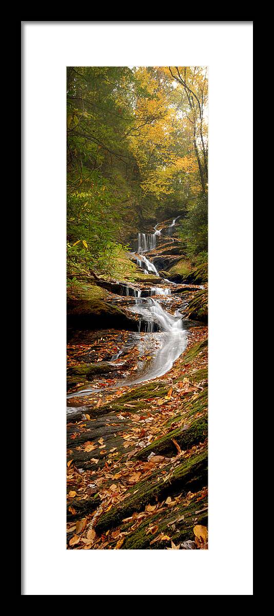 Autumn Framed Print featuring the photograph Roaring Fork Falls by Joye Ardyn Durham