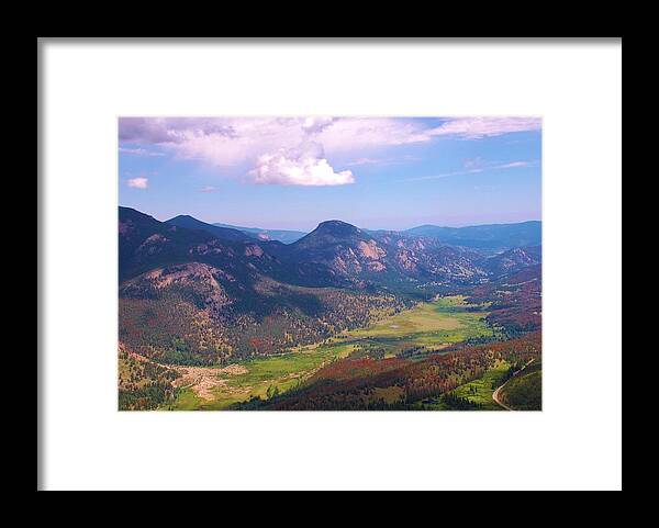 Rocky Mountain National Park Framed Print featuring the photograph Rocky Mountain National Park by Dany Lison