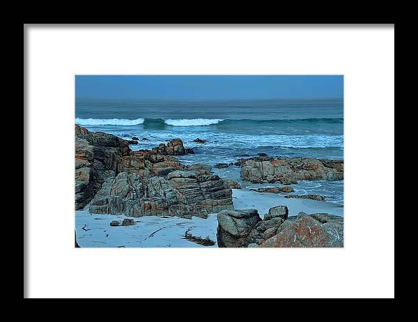 Rocky Beach Framed Print featuring the photograph Rocky Shores by Renee Hardison