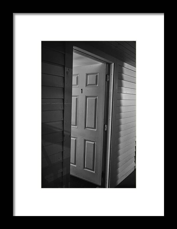 Black And White Framed Print featuring the photograph Room No. 1 by Kate Hannon