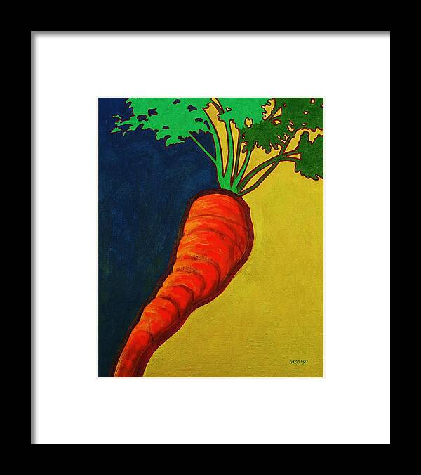 Food Framed Print featuring the painting Roots 4 by Peggy Wrobleski