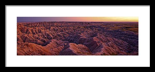 Badlands Framed Print featuring the photograph Rough Beauty by Dan Mihai