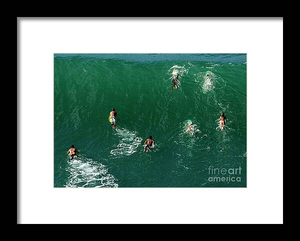 Hawaii Framed Print featuring the photograph Rush Hour Traffic by Bob Christopher