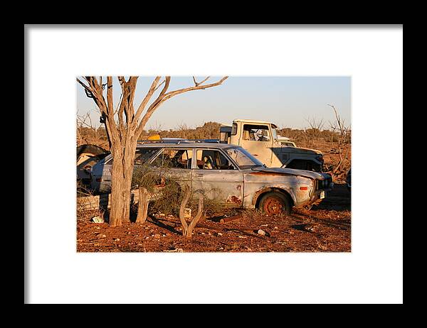  Old Framed Print featuring the photograph Rust Never Sleeps 6 by Jan Lawnikanis