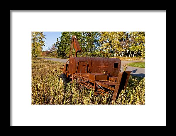 Junk Framed Print featuring the photograph Rusty by Wayne Stabnaw