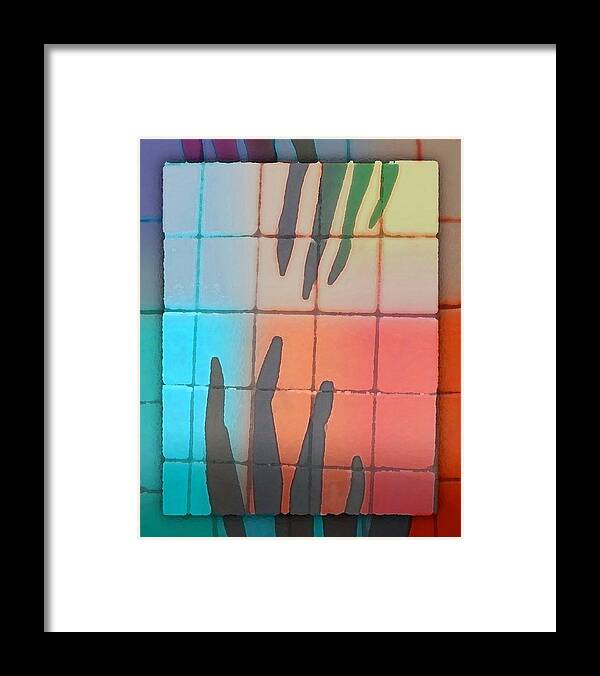 Love Framed Print featuring the digital art Saced Touch by Richard Laeton