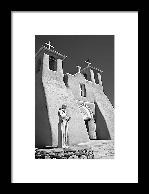 American Landmarks Framed Print featuring the photograph Saint Francisco de Asis Mission by Melany Sarafis