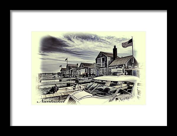Nantucket Framed Print featuring the photograph Salem Street - Nantucket Harbor by Jack Torcello