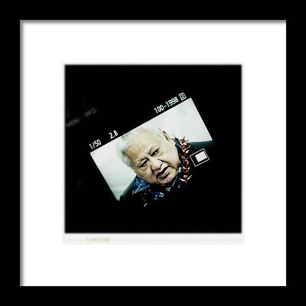 Islander Framed Print featuring the photograph Samoan Prime Minister #fuda #fairfax by Luke Fuda