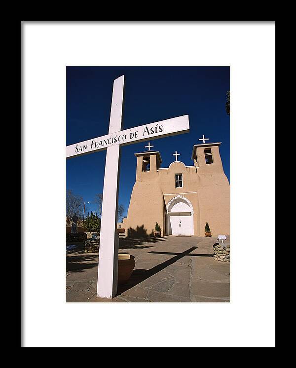 Taos Framed Print featuring the photograph San Francisco De Asis by Ron Weathers