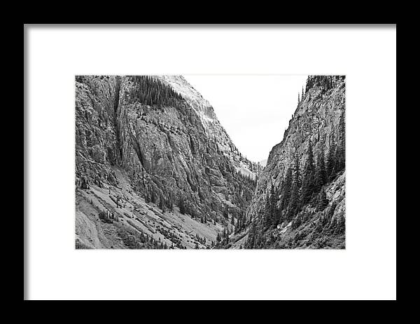 B&w Framed Print featuring the photograph San Juan Mountains by Melany Sarafis
