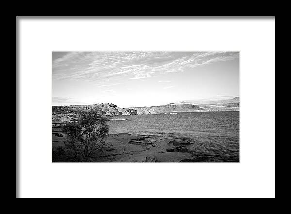 Landscape Framed Print featuring the photograph Sand Hollow River by Gilbert Artiaga