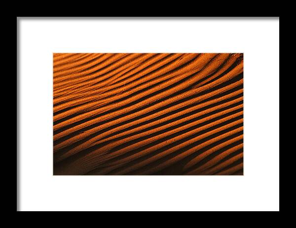 Africa Framed Print featuring the photograph Sand ripple by Alistair Lyne