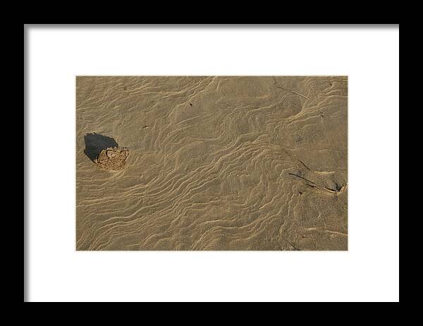 Sand Framed Print featuring the photograph Sand Sculpture by Suzanne Lorenz