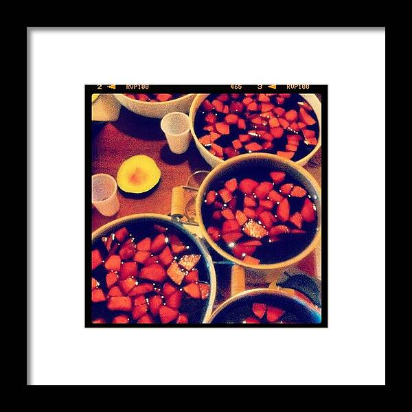 Iphoneonly Framed Print featuring the photograph Sangria Party by Gianluca Sommella