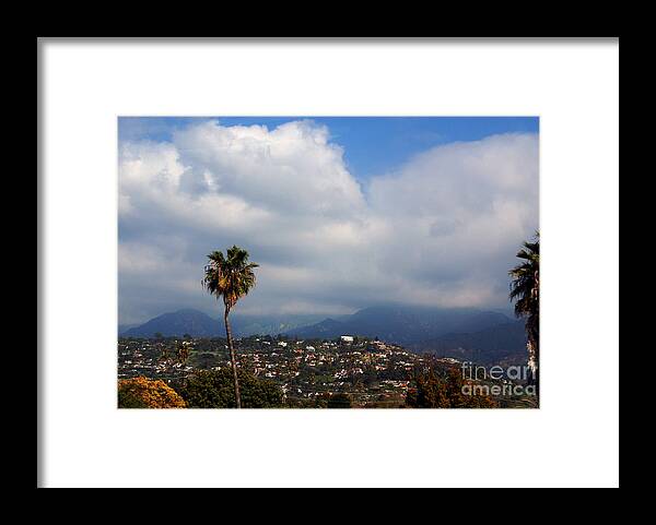 Santa Barbara Framed Print featuring the photograph Santa Barbara Hills California by Susanne Van Hulst