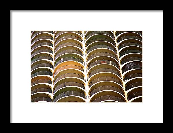Wall Framed Print featuring the photograph Chicago / Building by Claude Taylor