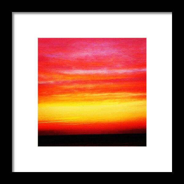 Scotland Framed Print featuring the photograph Scotland's Sky Is On Fire! This View by Patricia Baumgartner