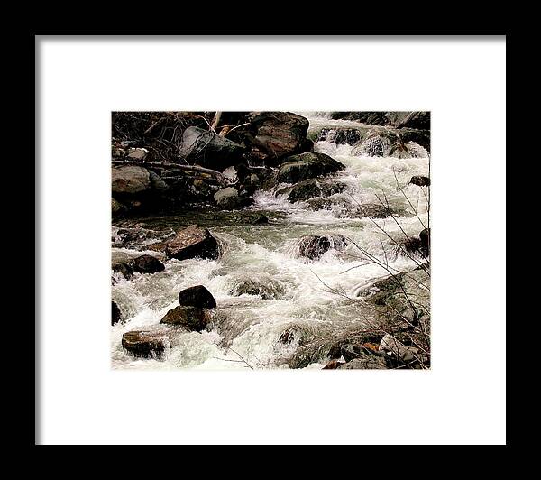  Framed Print featuring the photograph Seasonal Creek by William McCoy