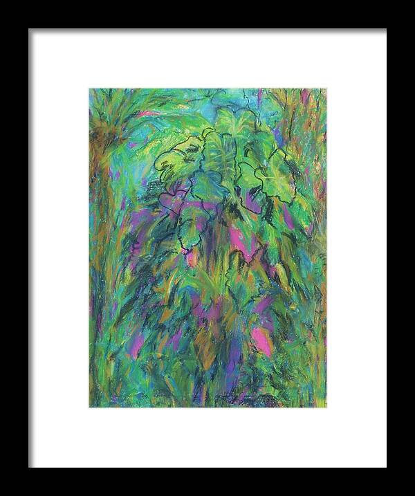 Abstract Framed Print featuring the painting Selby II by Beverly Smith