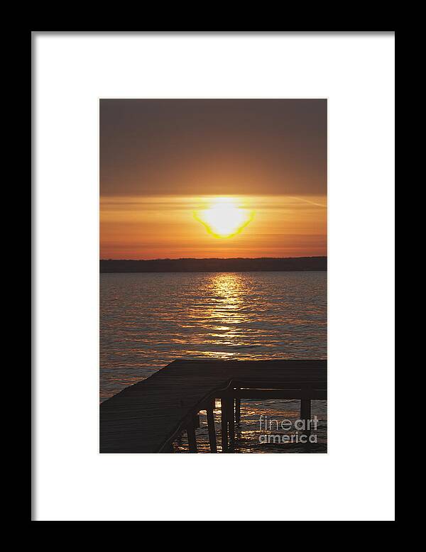 Sunrise Framed Print featuring the photograph Seneca Lake by William Norton