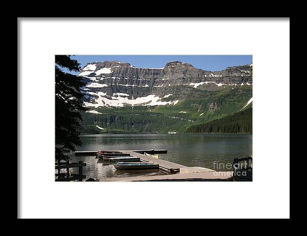 Scenery Framed Print featuring the photograph Serene Lake by Mary Mikawoz