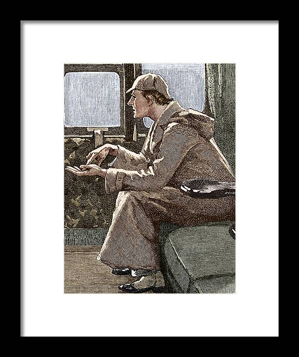 Analytical Chemistry Framed Print featuring the photograph Sherlock Holmes by Sheila Terry