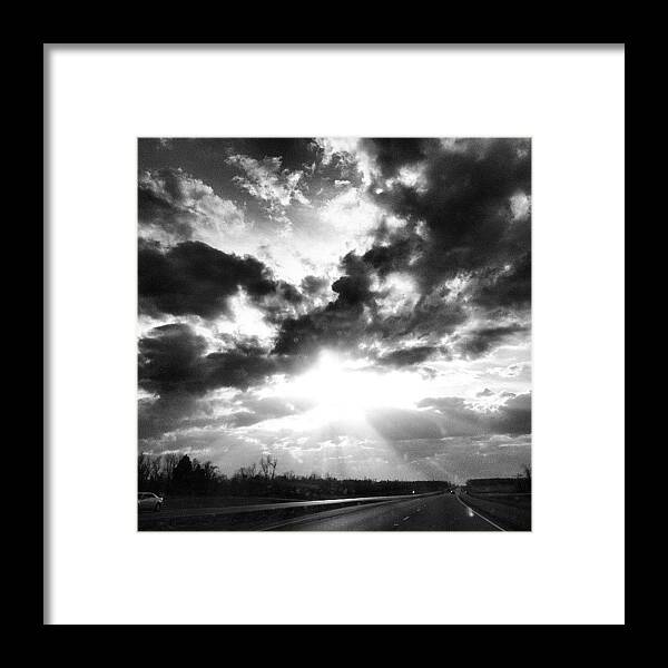  Framed Print featuring the photograph Shining Down by Dana Howard