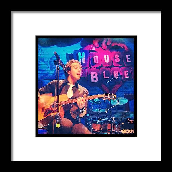 Houseofblues Framed Print featuring the photograph Sick Puppies at the New Orleans House of Blues by Rebecca Shinners