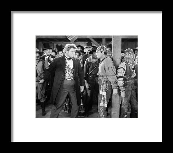 -pirates- Framed Print featuring the photograph Silent Film Still: Pirates by Granger