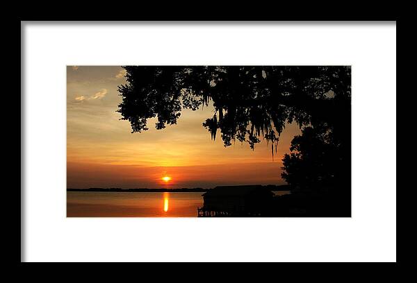 Mount Dora Framed Print featuring the photograph Simmer Down by Phil Cappiali Jr
