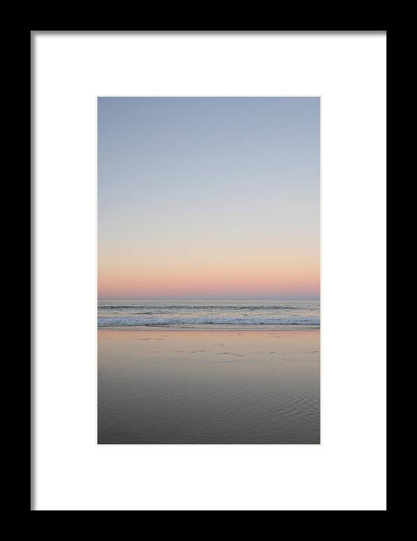 Ocean Framed Print featuring the photograph Simplicity by Jan Lawnikanis