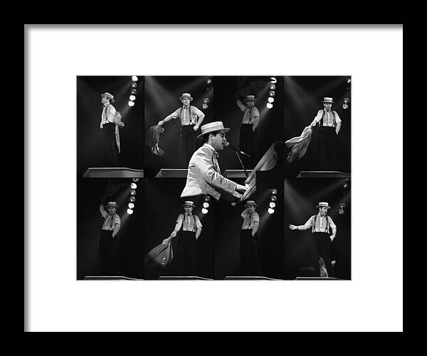 Elton John Framed Print featuring the photograph Sir Elton John 9 by Dragan Kudjerski