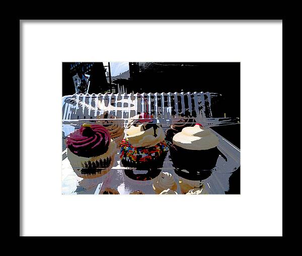 Cupcakes Framed Print featuring the photograph Six Pack Of Cupcakes by Kym Backland