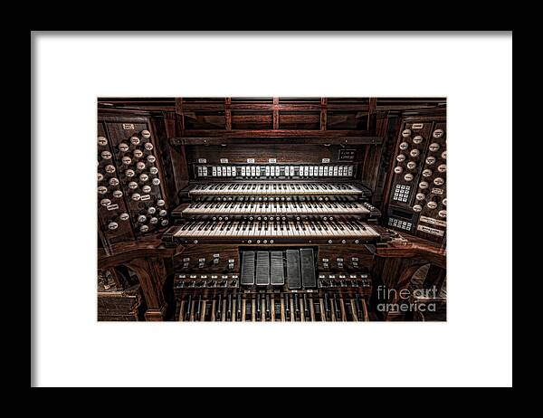 Clarence Holmes Framed Print featuring the photograph Skinner Pipe Organ by Clarence Holmes