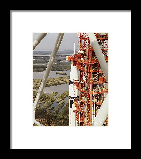 Transport Framed Print featuring the photograph Sklyab 2 Launch by Science Source