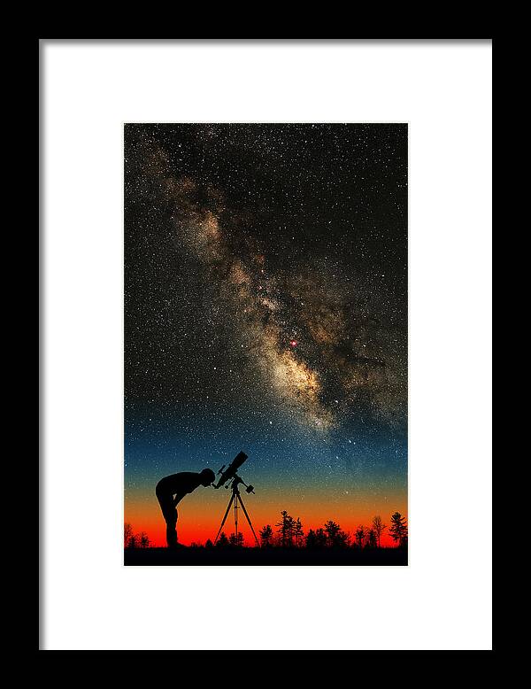  Framed Print featuring the photograph Sky Watcher by Larry Landolfi