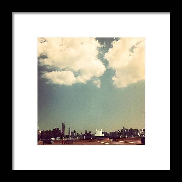 City Framed Print featuring the photograph Skyline by George Saad