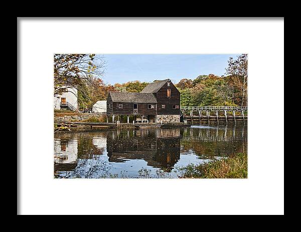  Framed Print featuring the photograph Sleepy Hollow Mill by Cathy Kovarik