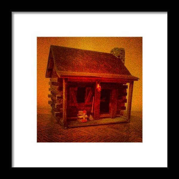 Small Framed Print featuring the photograph Small Cabin by Stacy C Bottoms