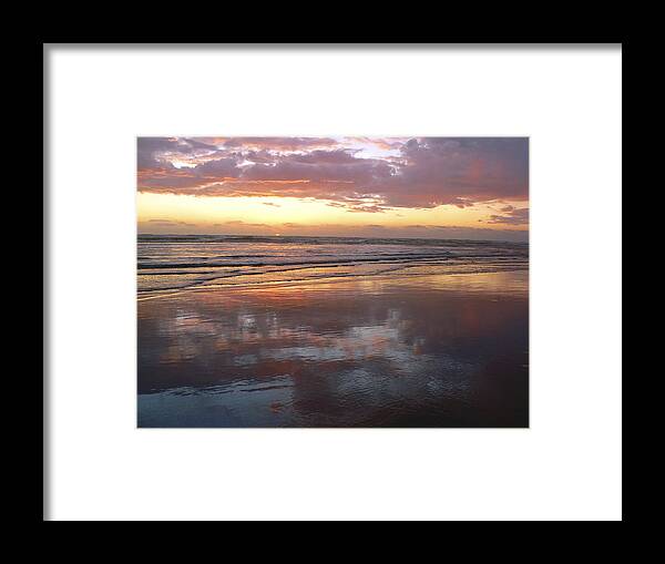 Sunset Framed Print featuring the photograph Small Sun Big Presence by Pamela Patch
