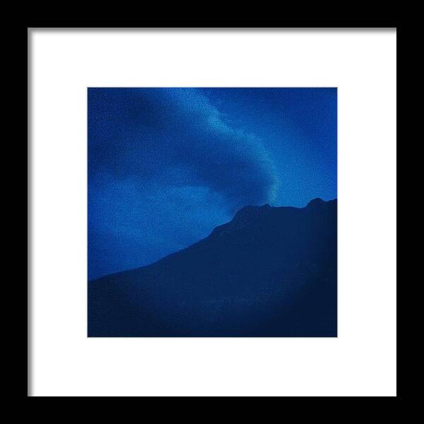 Hardtosee Framed Print featuring the photograph Smoke From The Fern Lake Fire by Brittany Leffel