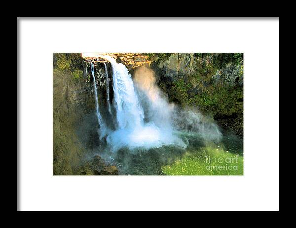 Waterfall Framed Print featuring the photograph Snoqualmie Falls 2 by John Krakora