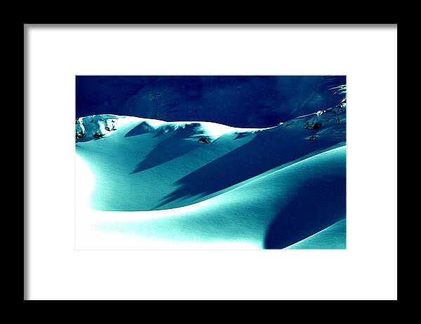 Colette Framed Print featuring the photograph Snow Shapes and Shadows by Colette V Hera Guggenheim