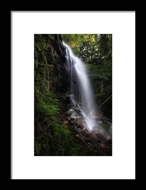 Stag Brook Falls Trail Framed Print featuring the photograph Soft Nature by Neil Shapiro
